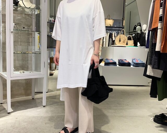 ENFOLD スリットロングTシャツ| HAMACROSS411 ハマクロス